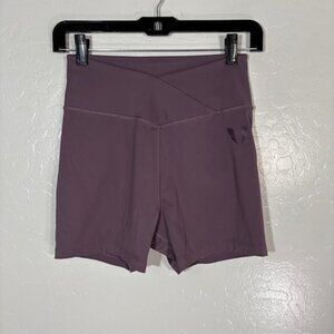 FIRM ABS Shorts Womens Medium Purple High Rise 3 Inch Inseam Athletic Workout